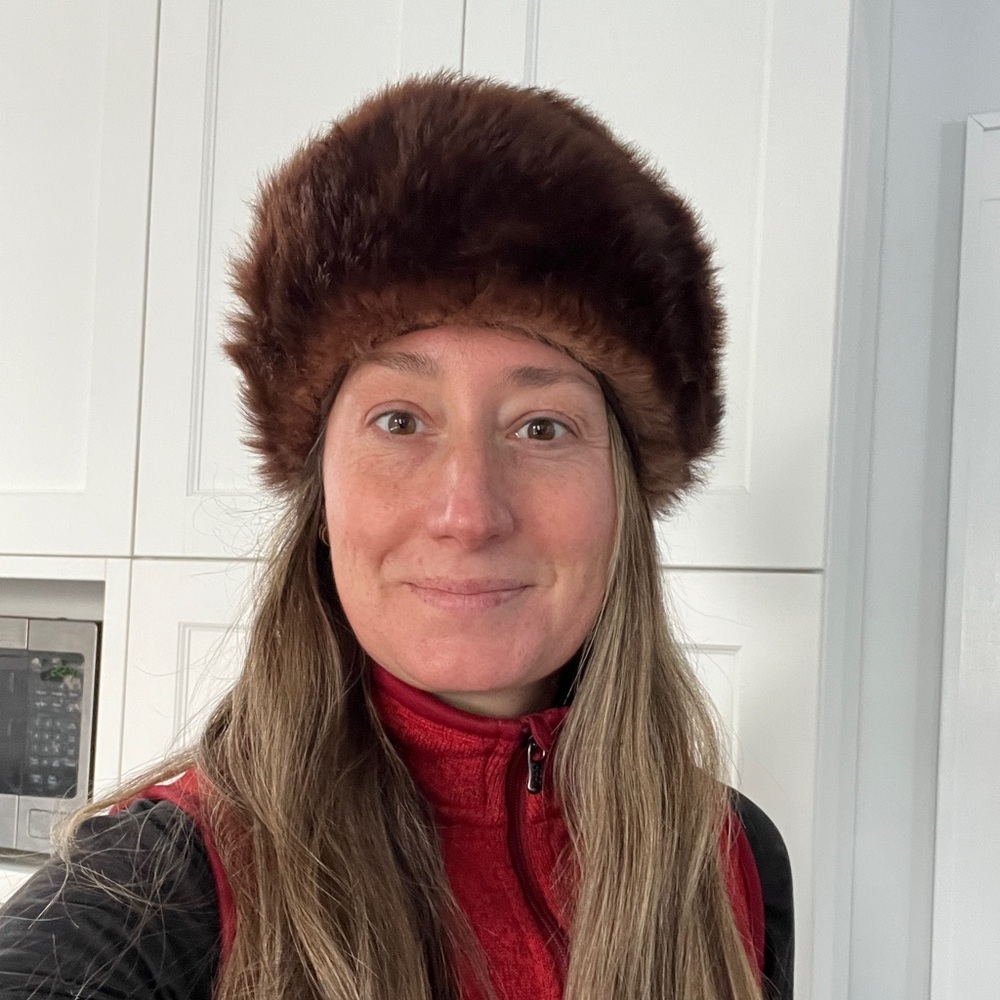 Vintage Elegant Brown Fur Hat